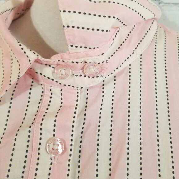 NWOT Victoria’s Secret Pink & White Striped Sleep Shirt Size XS/TP - Picture 4 of 10